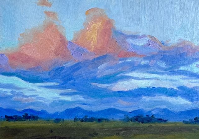 Evening Clouds over the Valley