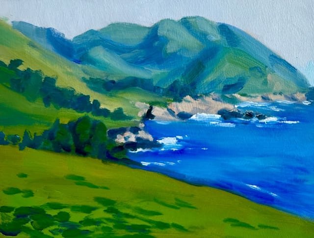 Green Hills above the Cove