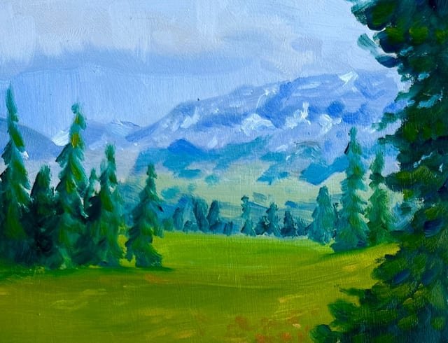 Meadow below the Peaks